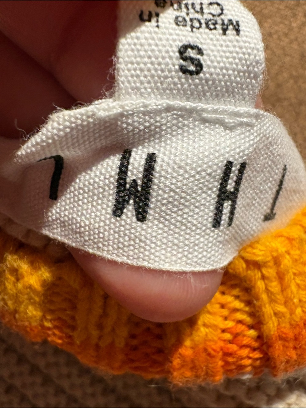 H&M Bright Orange Knit Crop Top - Picture 5 of 5